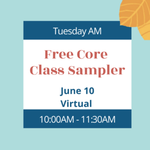 Women Writing June 10 Core Class Sampler