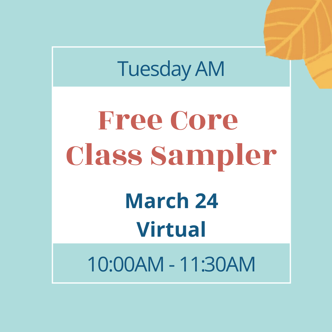 TUES AM Core Class Sally SAMPLER